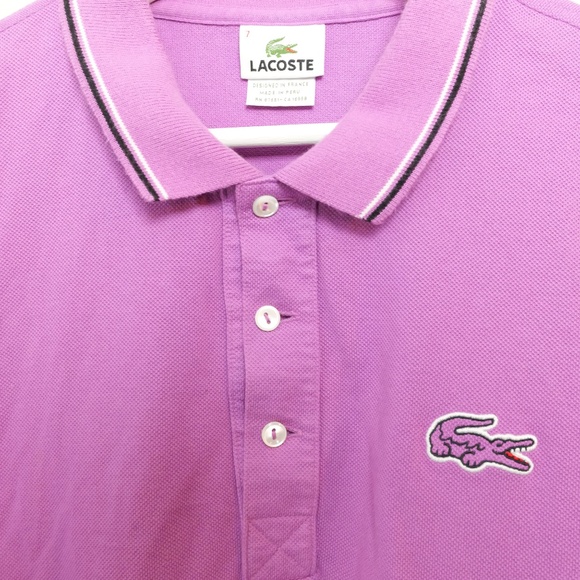 Lacoste Regular fit polo shirt Size 7 ( Large ) - Picture 3 of 5